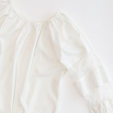 画像4: UNKNOWN BRAND COTTON DESIGN SLEEVE PULLOVER BLOUSE (4)