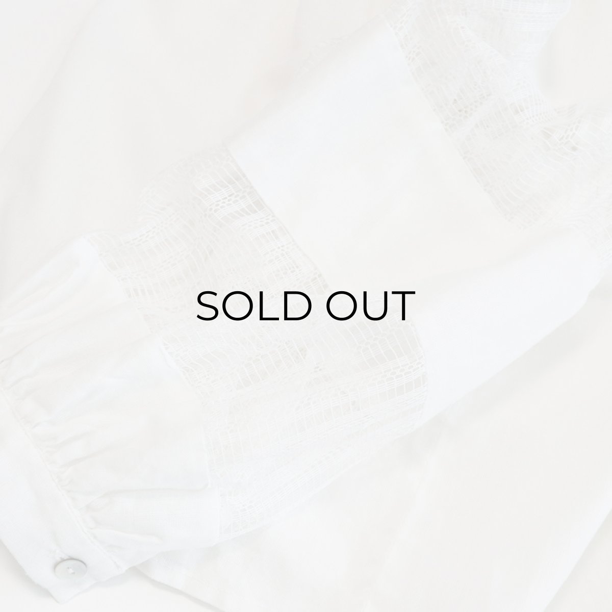 画像7: UNKNOWN BRAND COTTON DESIGN SLEEVE PULLOVER BLOUSE (7)