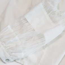 画像7: UNKNOWN BRAND COTTON DESIGN SLEEVE PULLOVER BLOUSE (7)