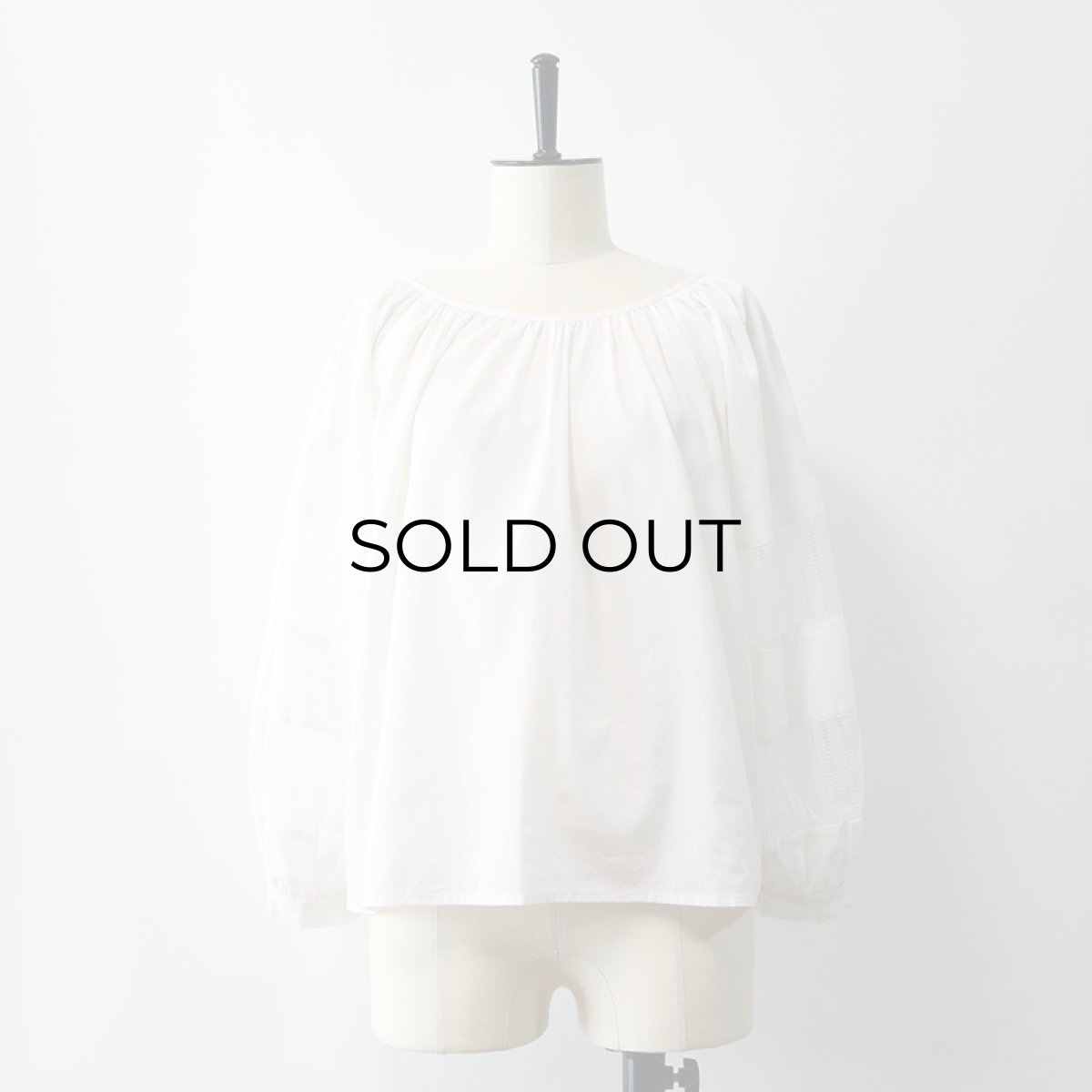 画像8: UNKNOWN BRAND COTTON DESIGN SLEEVE PULLOVER BLOUSE (8)