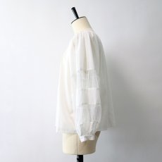 画像9: UNKNOWN BRAND COTTON DESIGN SLEEVE PULLOVER BLOUSE (9)