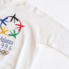 画像4: 90's ONEITA PRINT CREW NECK SWEAT "Atlanta 1996" "MADE IN USA" (4)