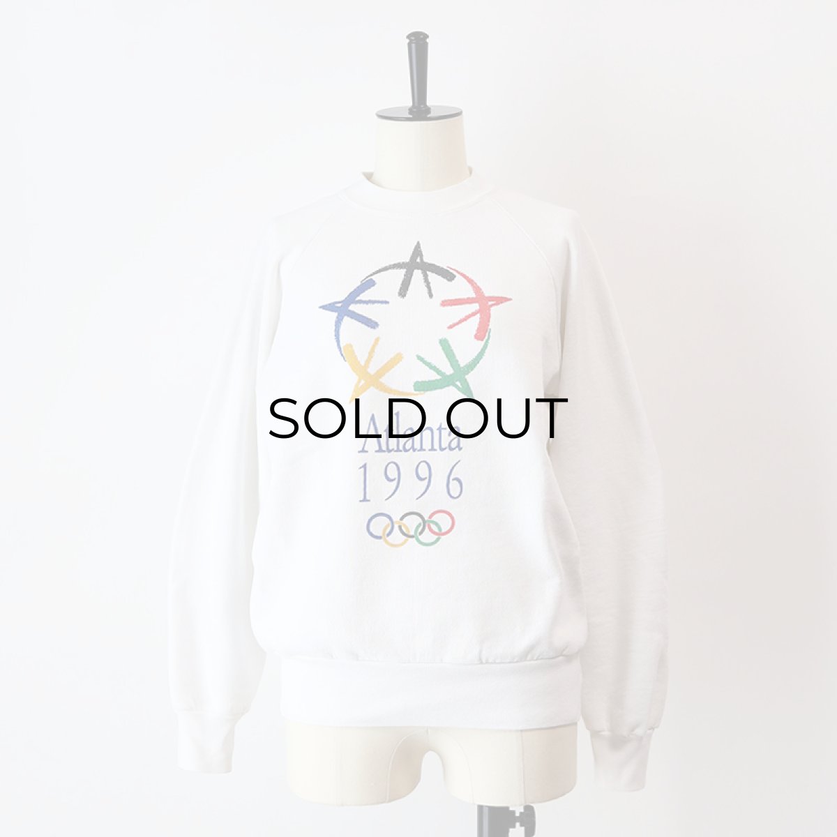 画像8: 90's ONEITA PRINT CREW NECK SWEAT "Atlanta 1996" "MADE IN USA" (8)