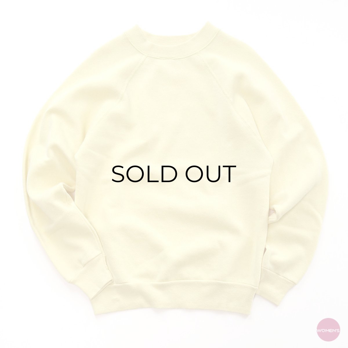 画像1: 80's UNKNOWN BRAND PLAIN CREW NECK SWEAT (1)