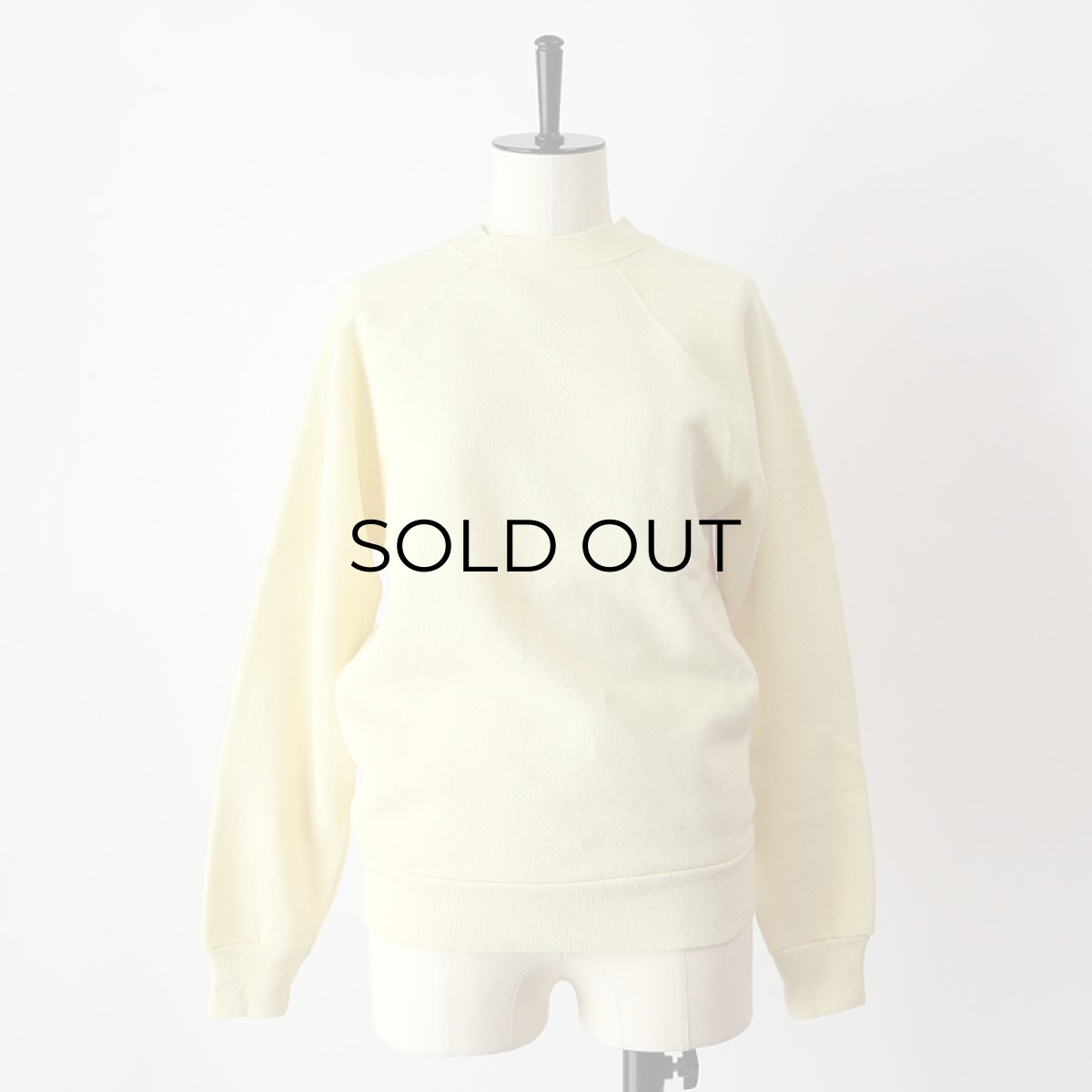 画像8: 80's UNKNOWN BRAND PLAIN CREW NECK SWEAT (8)