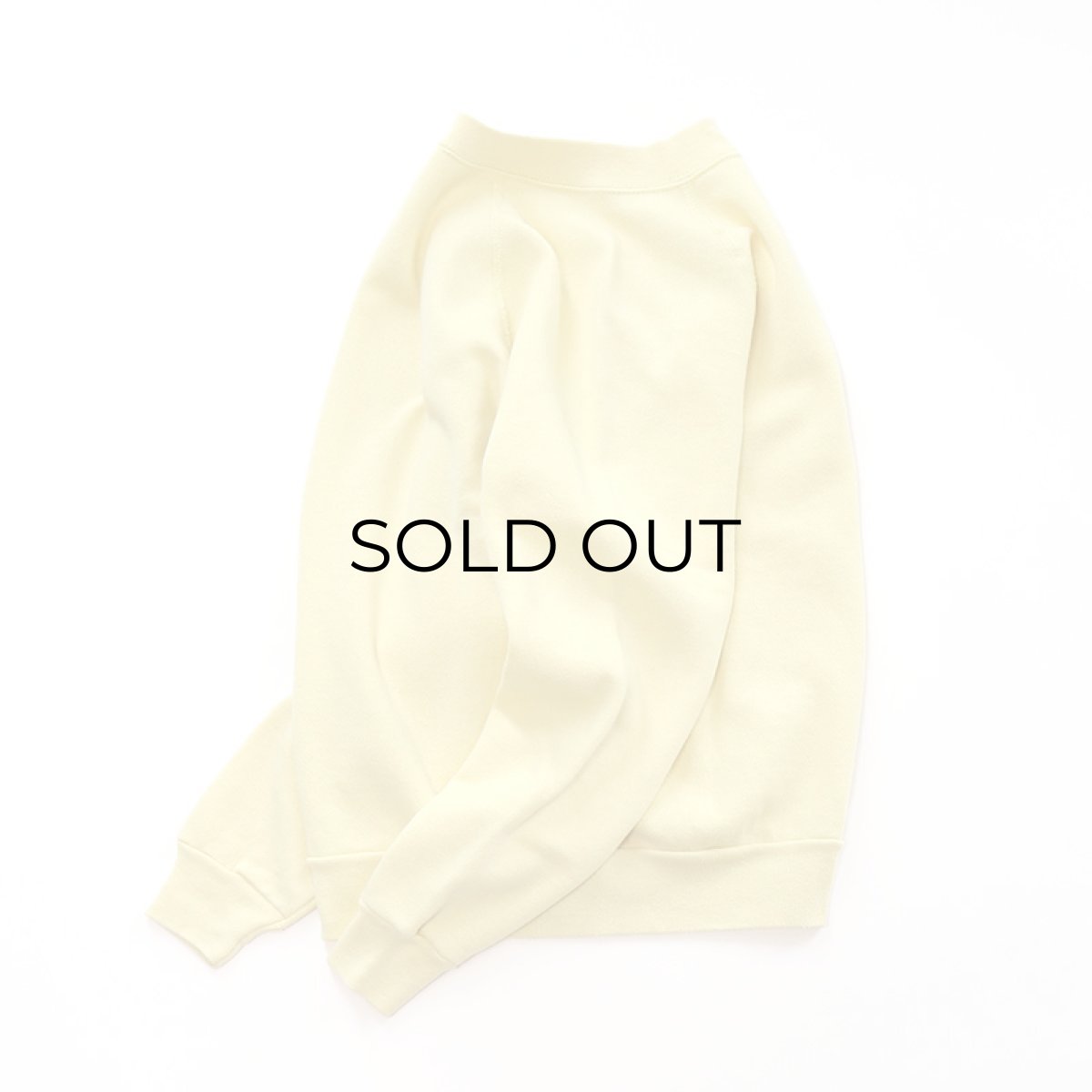 画像2: 80's UNKNOWN BRAND PLAIN CREW NECK SWEAT (2)