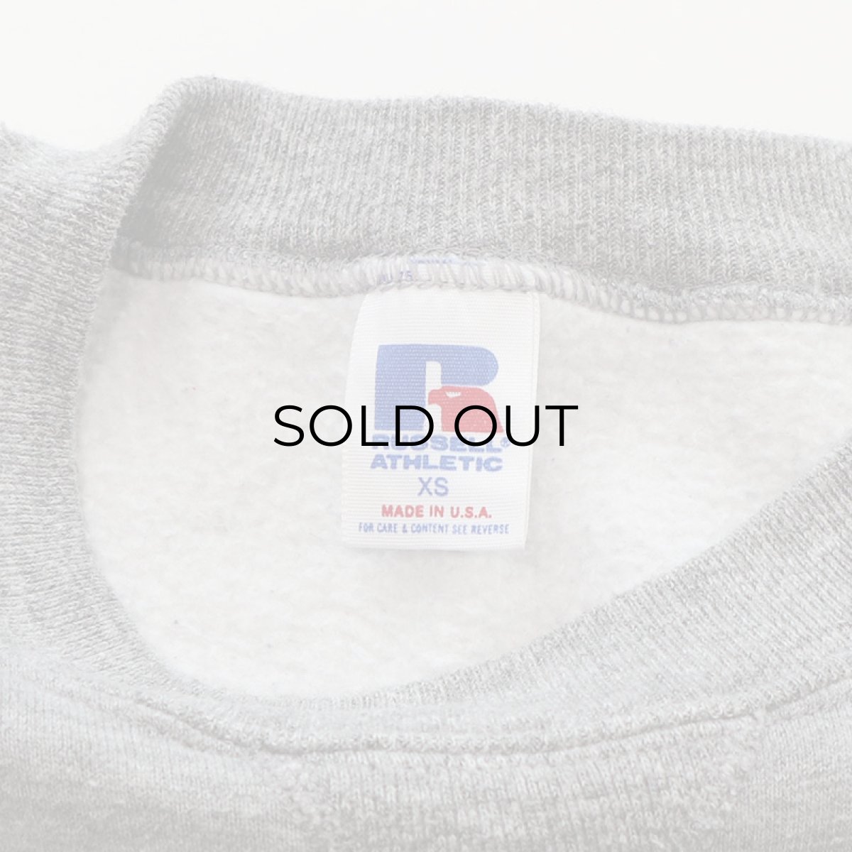画像5: 80's RUSSELL PLAIN CREW NECK SWEAT “MADE IN USA“ (5)
