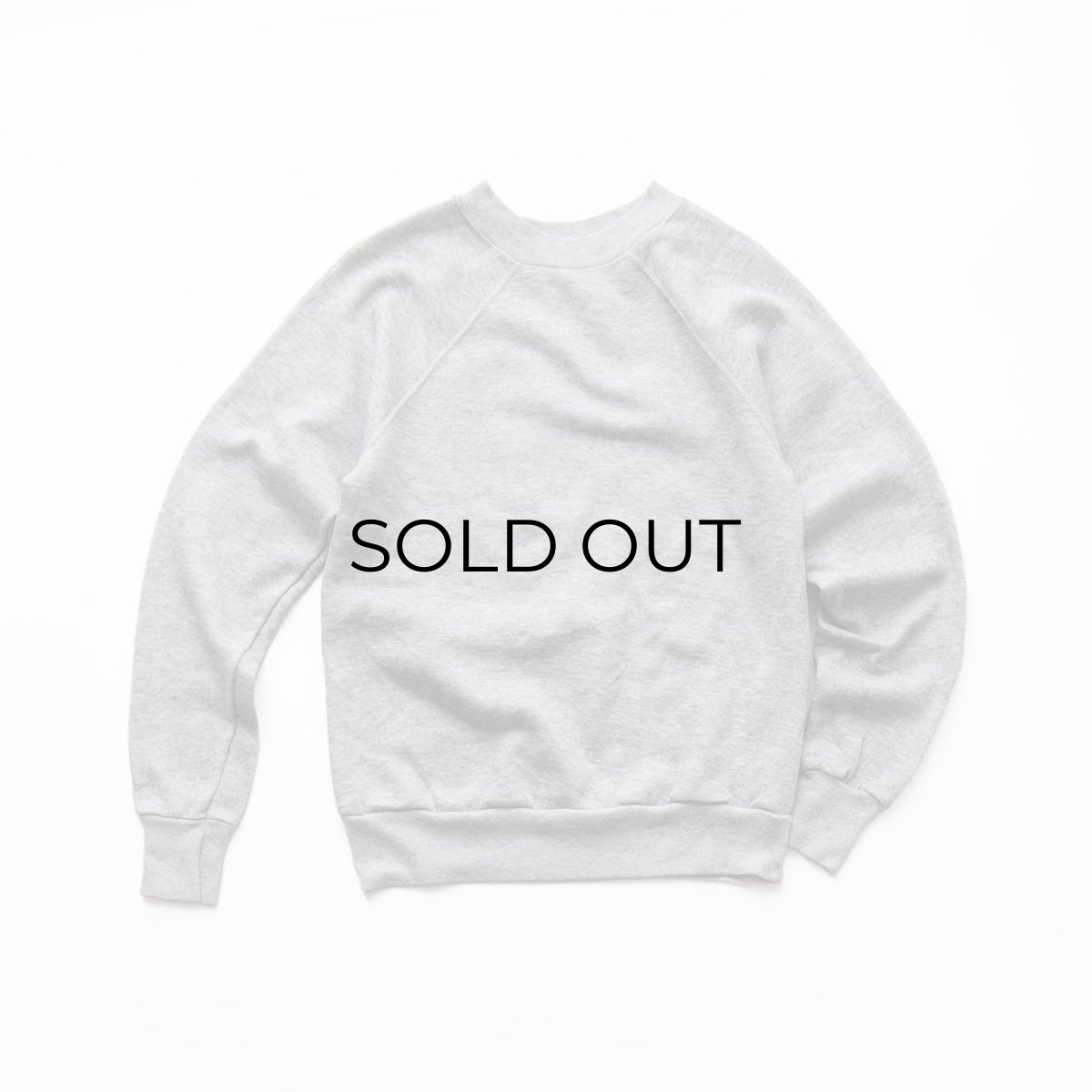 画像1: 80's FL Robinson PLAIN CREW NECK SWEAT "MADE IN USA" (1)