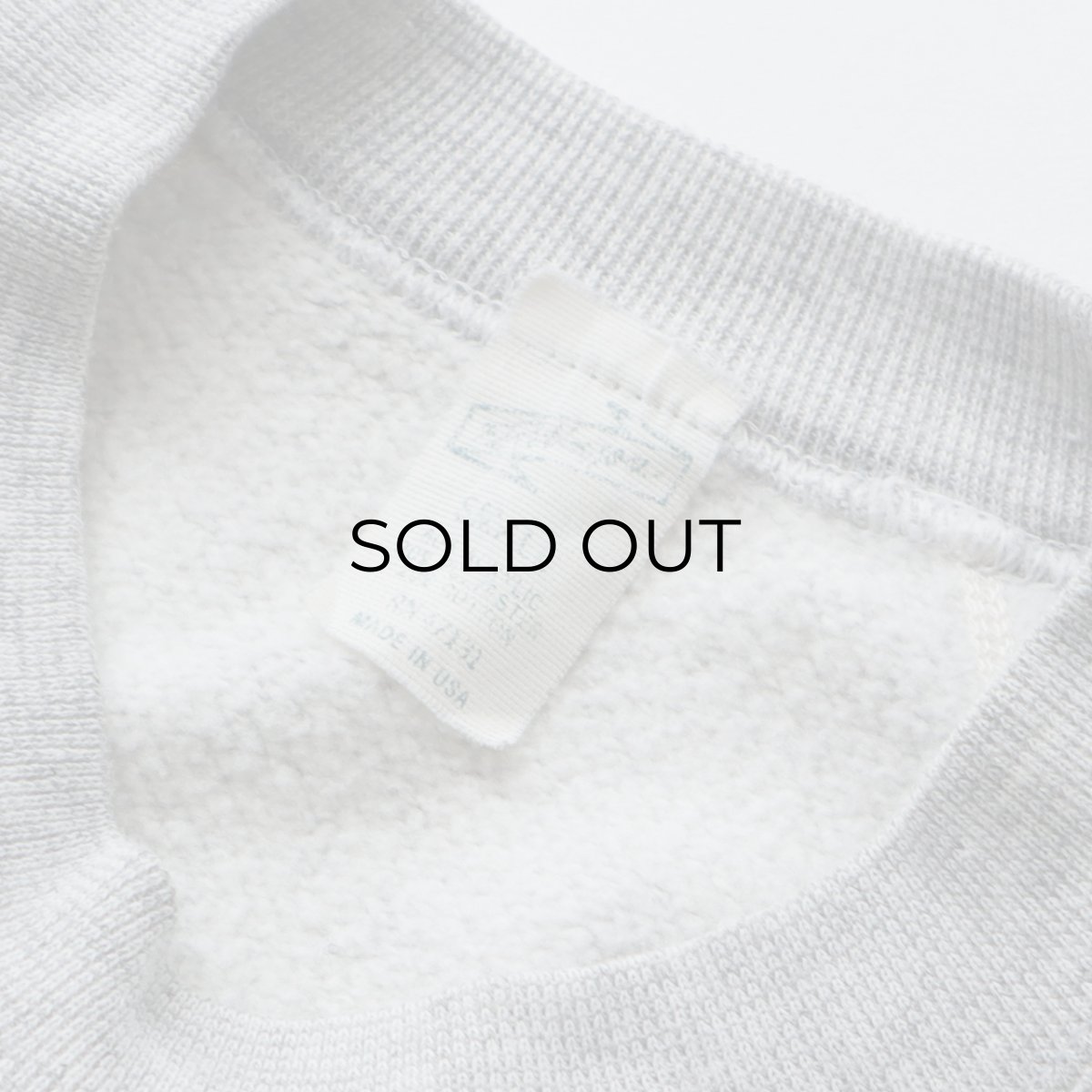 画像6: 80's FL Robinson PLAIN CREW NECK SWEAT "MADE IN USA" (6)