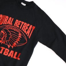 画像4: 〜90's BEAVER CREEK W-PRINT CREW NECK SWEAT "RURAL RETREAT FOOTBALL" "MADE IN USA" (4)