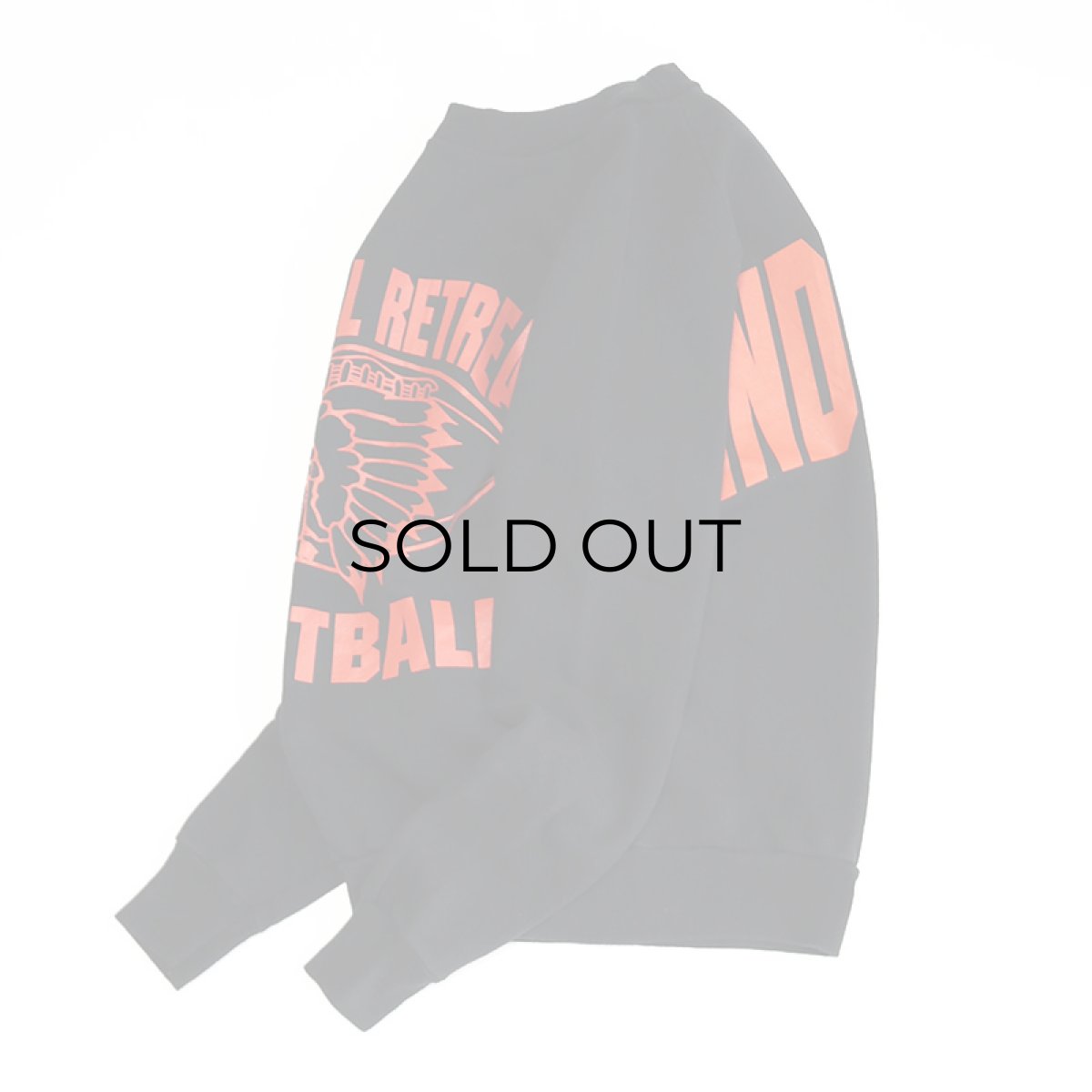 画像2: 〜90's BEAVER CREEK W-PRINT CREW NECK SWEAT "RURAL RETREAT FOOTBALL" "MADE IN USA" (2)