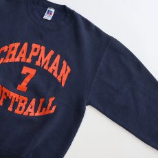 画像4: 90's RUSSELL W-PRINT CREW NECK SWEAT "CHAPMAN SOFTBALL" "MADE IN USA" (4)