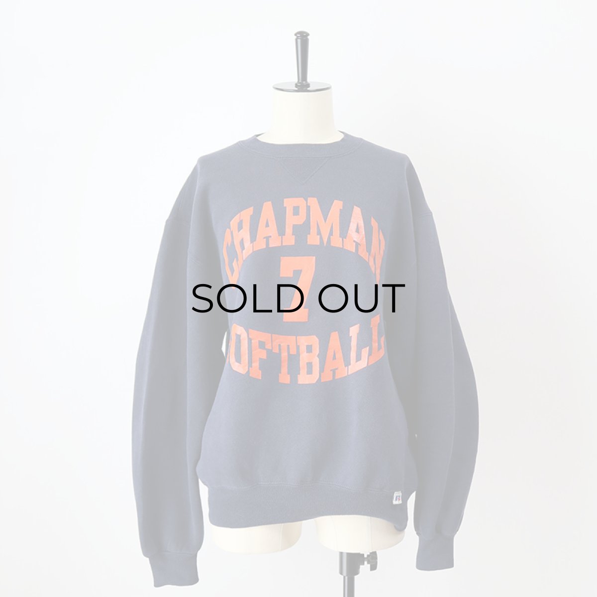 画像10: 90's RUSSELL W-PRINT CREW NECK SWEAT "CHAPMAN SOFTBALL" "MADE IN USA" (10)