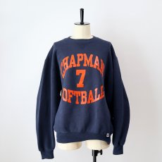 画像10: 90's RUSSELL W-PRINT CREW NECK SWEAT "CHAPMAN SOFTBALL" "MADE IN USA" (10)