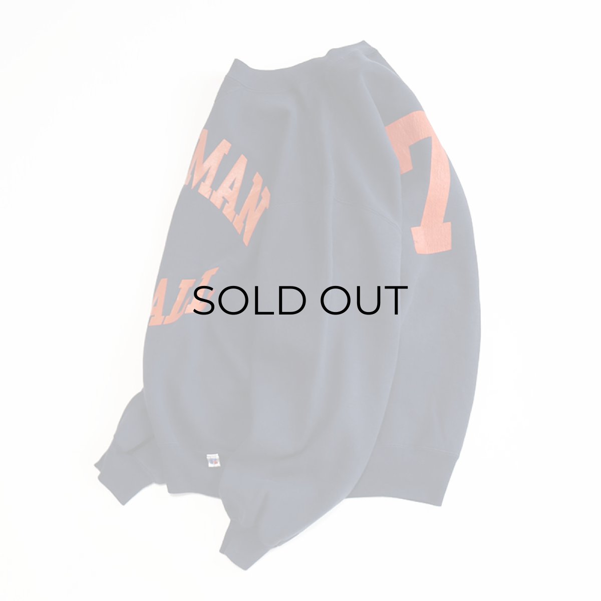 画像2: 90's RUSSELL W-PRINT CREW NECK SWEAT "CHAPMAN SOFTBALL" "MADE IN USA" (2)