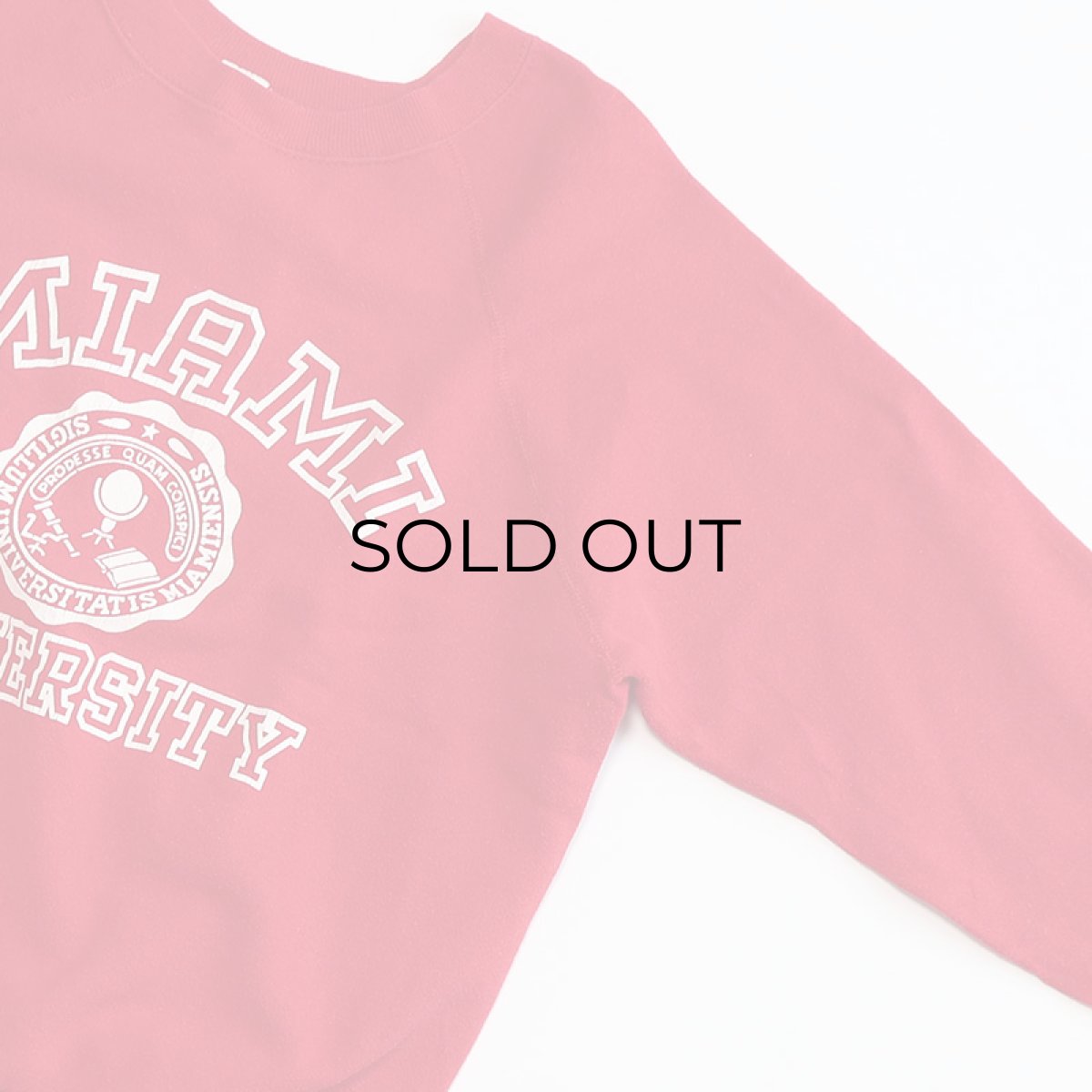 画像4: 80's Velva Sheen PRINT CREW NECK SWEAT "MIAMI UNIVERSITY" "MADE IN USA" (4)
