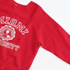 画像4: 80's Velva Sheen PRINT CREW NECK SWEAT "MIAMI UNIVERSITY" "MADE IN USA" (4)