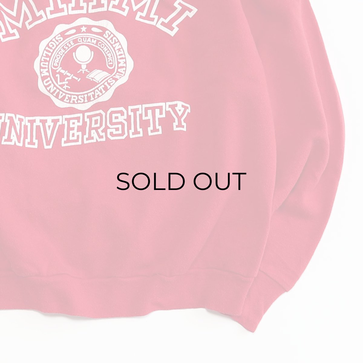 画像5: 80's Velva Sheen PRINT CREW NECK SWEAT "MIAMI UNIVERSITY" "MADE IN USA" (5)