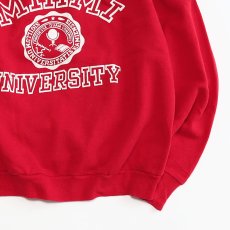 画像5: 80's Velva Sheen PRINT CREW NECK SWEAT "MIAMI UNIVERSITY" "MADE IN USA" (5)