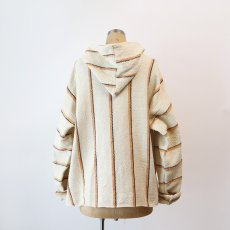 画像17: OLD MOLINA COTTON STRIPE PULLOVER MEXICAN PARKA (17)