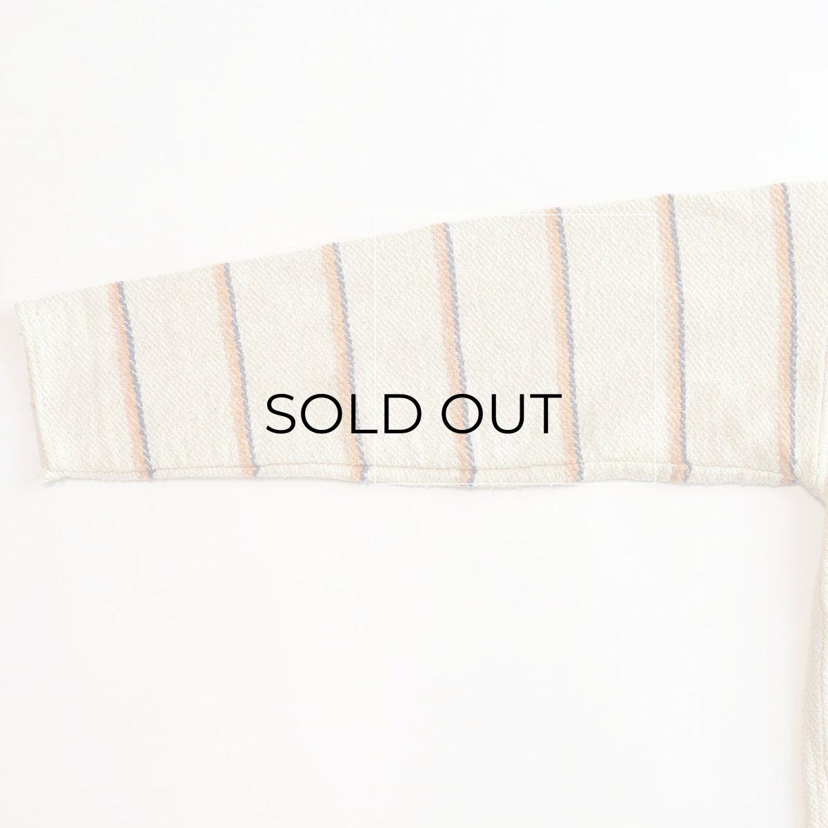 画像13: OLD MOLINA COTTON STRIPE PULLOVER MEXICAN PARKA (13)