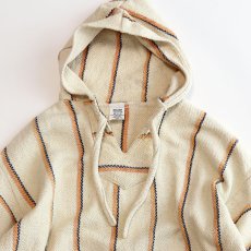 画像4: OLD MOLINA COTTON STRIPE PULLOVER MEXICAN PARKA (4)