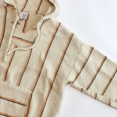 画像5: OLD MOLINA COTTON STRIPE PULLOVER MEXICAN PARKA (5)