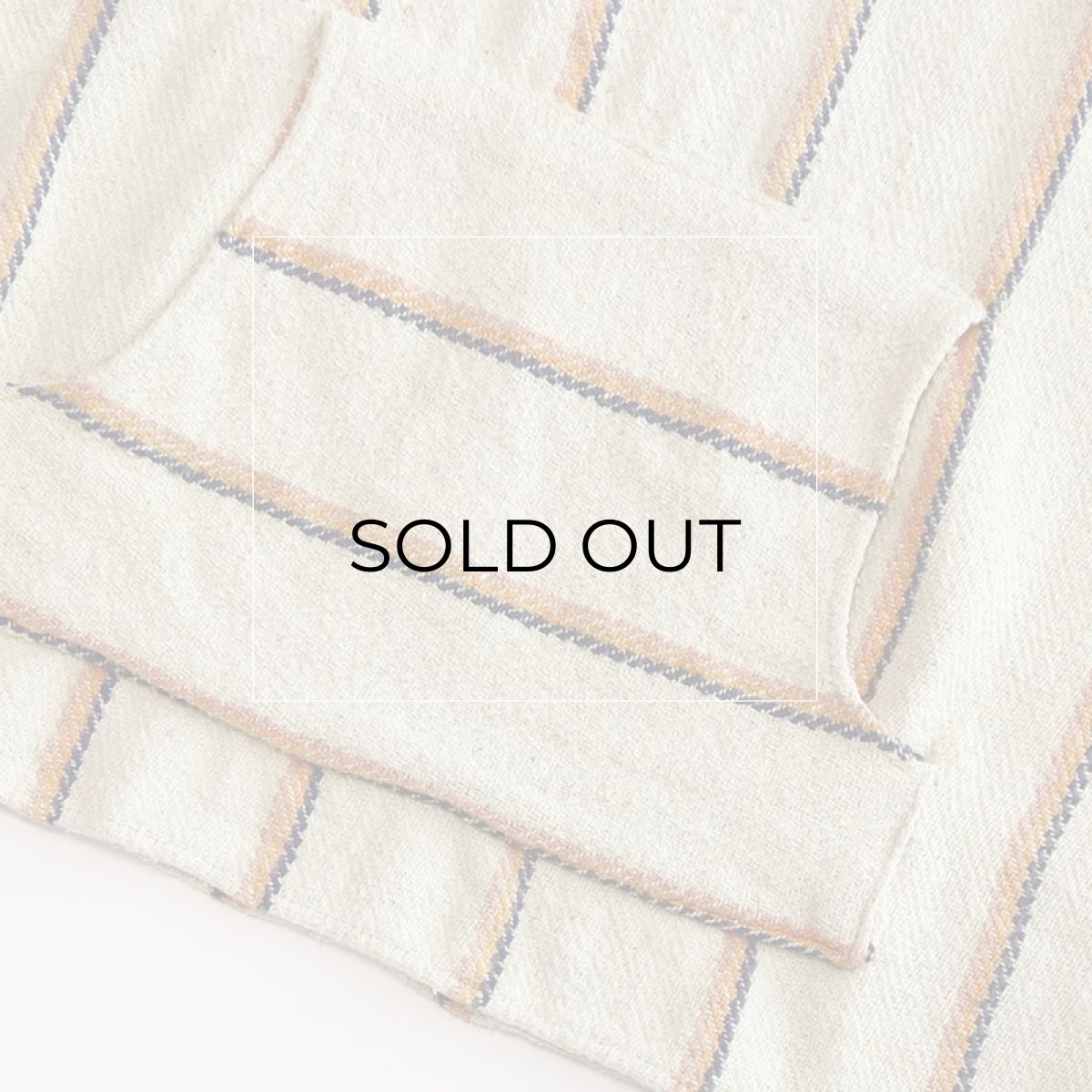 画像10: OLD MOLINA COTTON STRIPE PULLOVER MEXICAN PARKA (10)