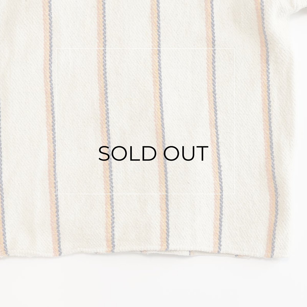 画像12: OLD MOLINA COTTON STRIPE PULLOVER MEXICAN PARKA (12)