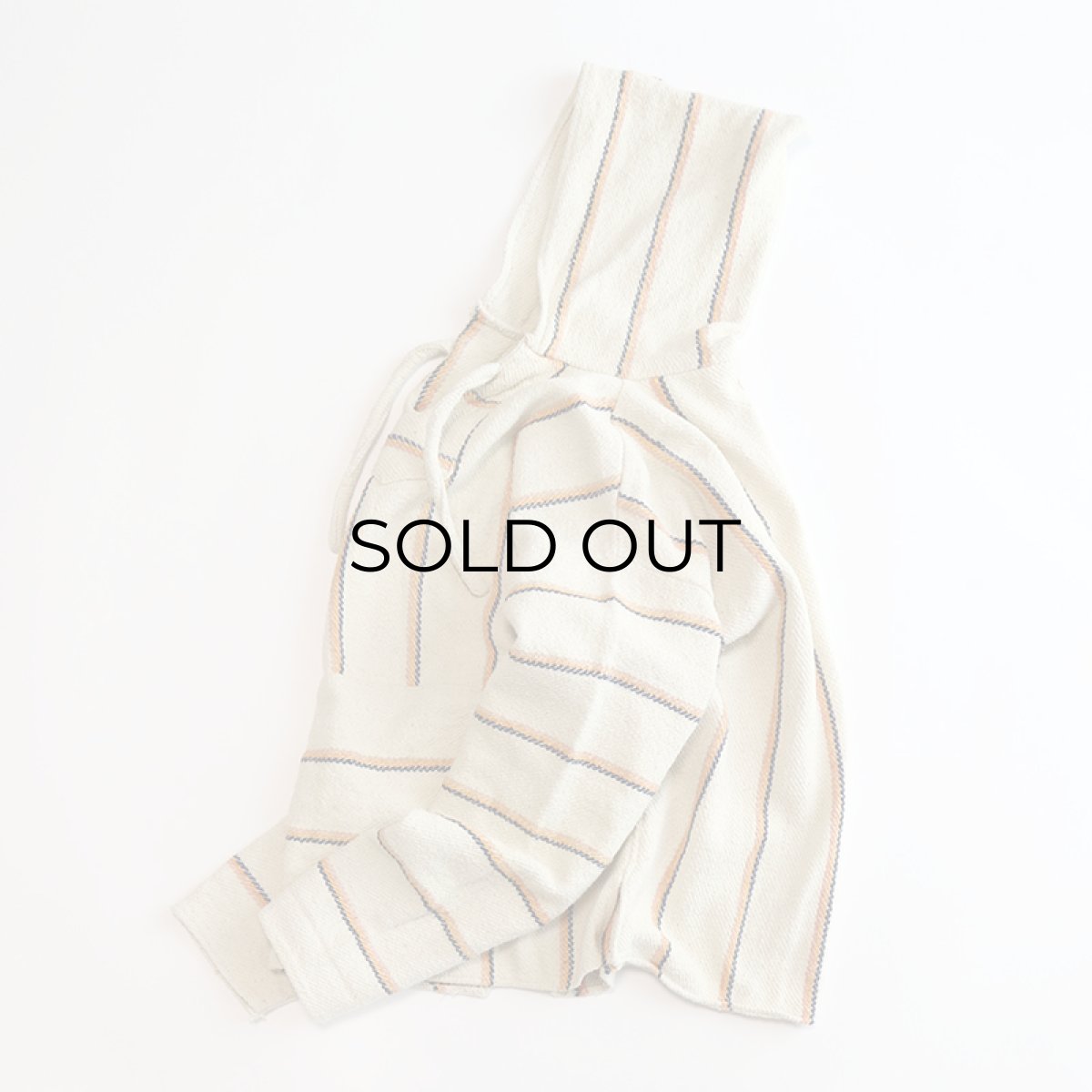 画像2: OLD MOLINA COTTON STRIPE PULLOVER MEXICAN PARKA (2)