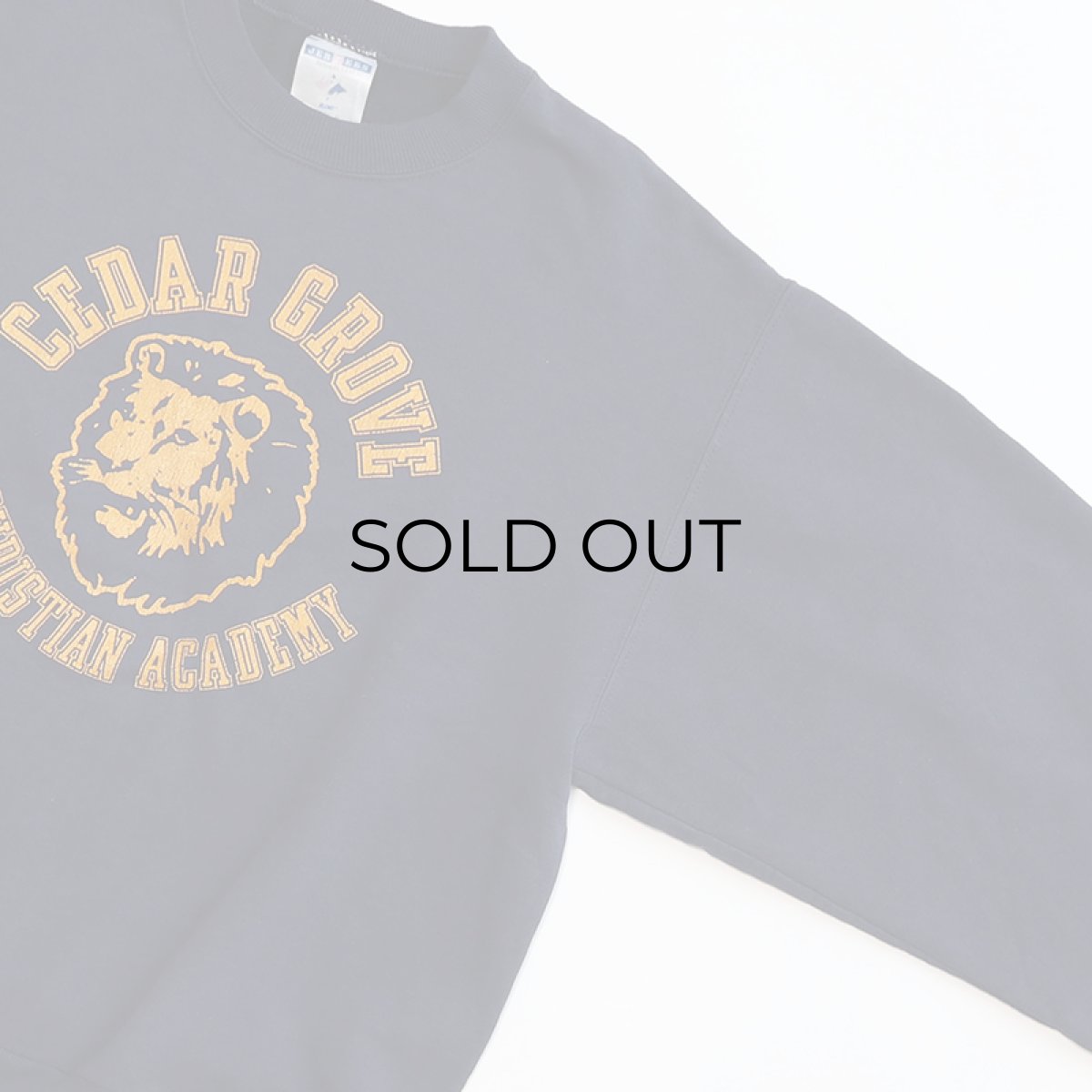 画像4: 90's JERZEES PRINT CREW NECK SWEAT "CEDAR GROVE CHRISTIAN ACADEMY" (4)