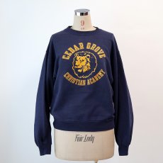 画像11: 90's JERZEES PRINT CREW NECK SWEAT "CEDAR GROVE CHRISTIAN ACADEMY" (11)