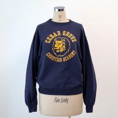 画像11: 90's JERZEES PRINT CREW NECK SWEAT "CEDAR GROVE CHRISTIAN ACADEMY" (11)