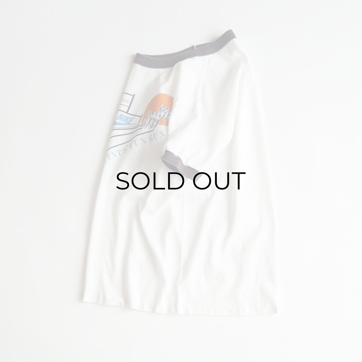 画像2: 80's Sportswear PRINT S/S TRIM TEE "HOLY INNOCENTS FUN RUN 1984" "MADE IN USA" (2)