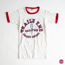 画像1: 70's Champion W-PRINT S/S TRIM TEE "TRAIL'S END"  (1)