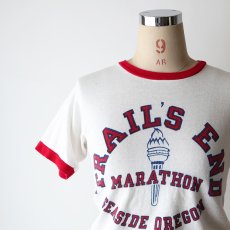 画像11: 70's Champion W-PRINT S/S TRIM TEE "TRAIL'S END"  (11)