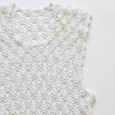画像3: OLD HANDMADE CROCHET LACE N/S TOP (3)