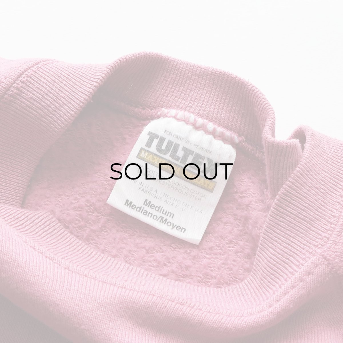 画像5: 90's TULTEX PLAIN CREW NECK SWEAT "MADE IN USA" (5)
