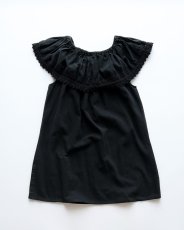 画像5: OLD UNKNOWN BRAND COTTON EMBROIDERED FRILL COLLAR N/S TOP (5)
