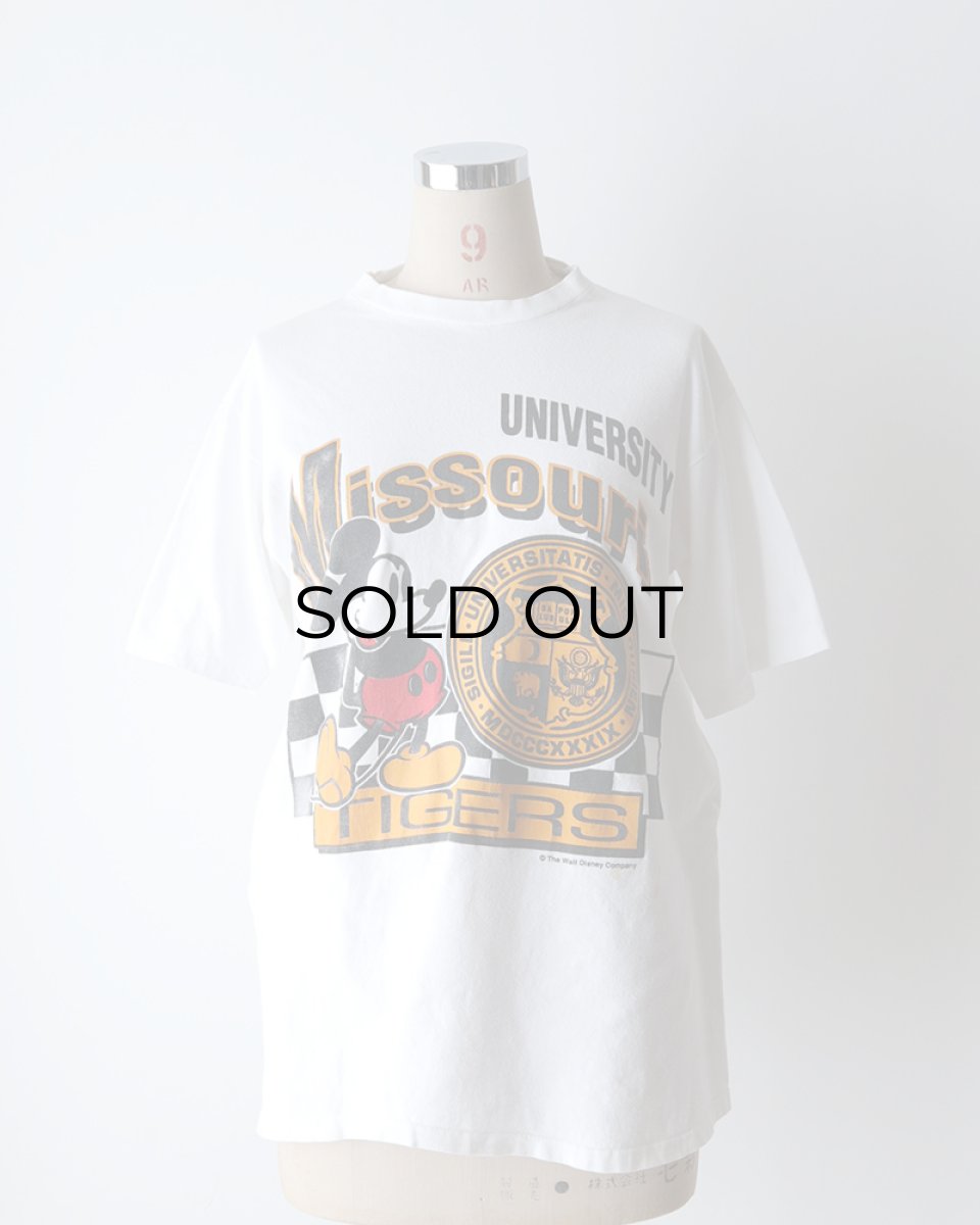 画像10: 90's Jostens COTTON "MICKEY" PRINT S/S TEE "UNIVERSITY Missouri" "MADE IN USA" (10)