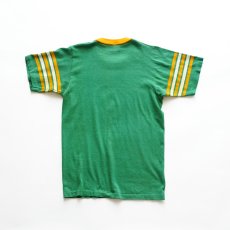 画像2: 〜80's Velva Sheen PRINT S/S FOOTBALL TEE "HENDERSON HAWKS" "MADE IN USA" (2)