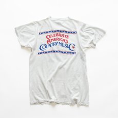 画像2: 80's SCREEN STARS COTTON W-PRINT S/S TEE "THE GREAT NORTH AMERICAN COUNTRY MUSIC FESTIVAL" "MADE IN USA" (2)