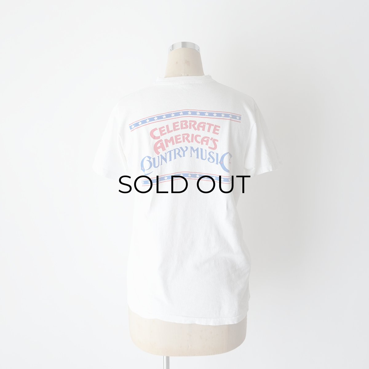 画像11: 80's SCREEN STARS COTTON W-PRINT S/S TEE "THE GREAT NORTH AMERICAN COUNTRY MUSIC FESTIVAL" "MADE IN USA" (11)