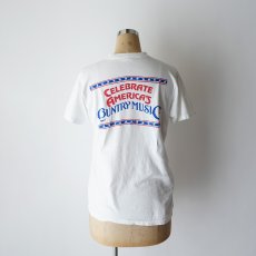 画像11: 80's SCREEN STARS COTTON W-PRINT S/S TEE "THE GREAT NORTH AMERICAN COUNTRY MUSIC FESTIVAL" "MADE IN USA" (11)
