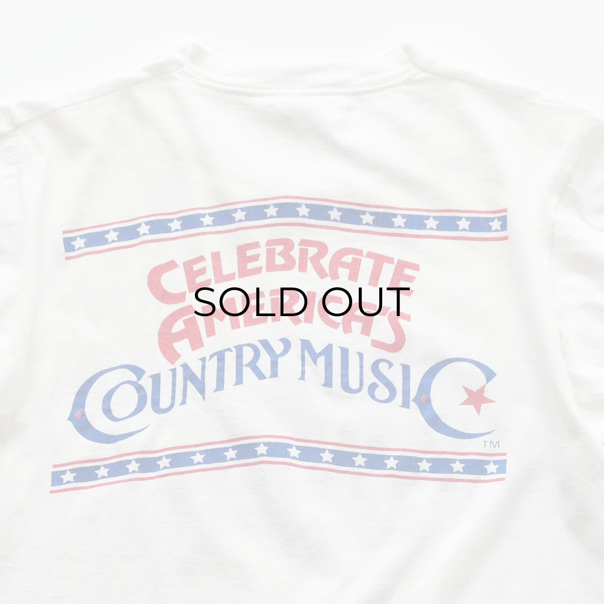 画像4: 80's SCREEN STARS COTTON W-PRINT S/S TEE "THE GREAT NORTH AMERICAN COUNTRY MUSIC FESTIVAL" "MADE IN USA" (4)