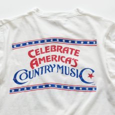 画像4: 80's SCREEN STARS COTTON W-PRINT S/S TEE "THE GREAT NORTH AMERICAN COUNTRY MUSIC FESTIVAL" "MADE IN USA" (4)