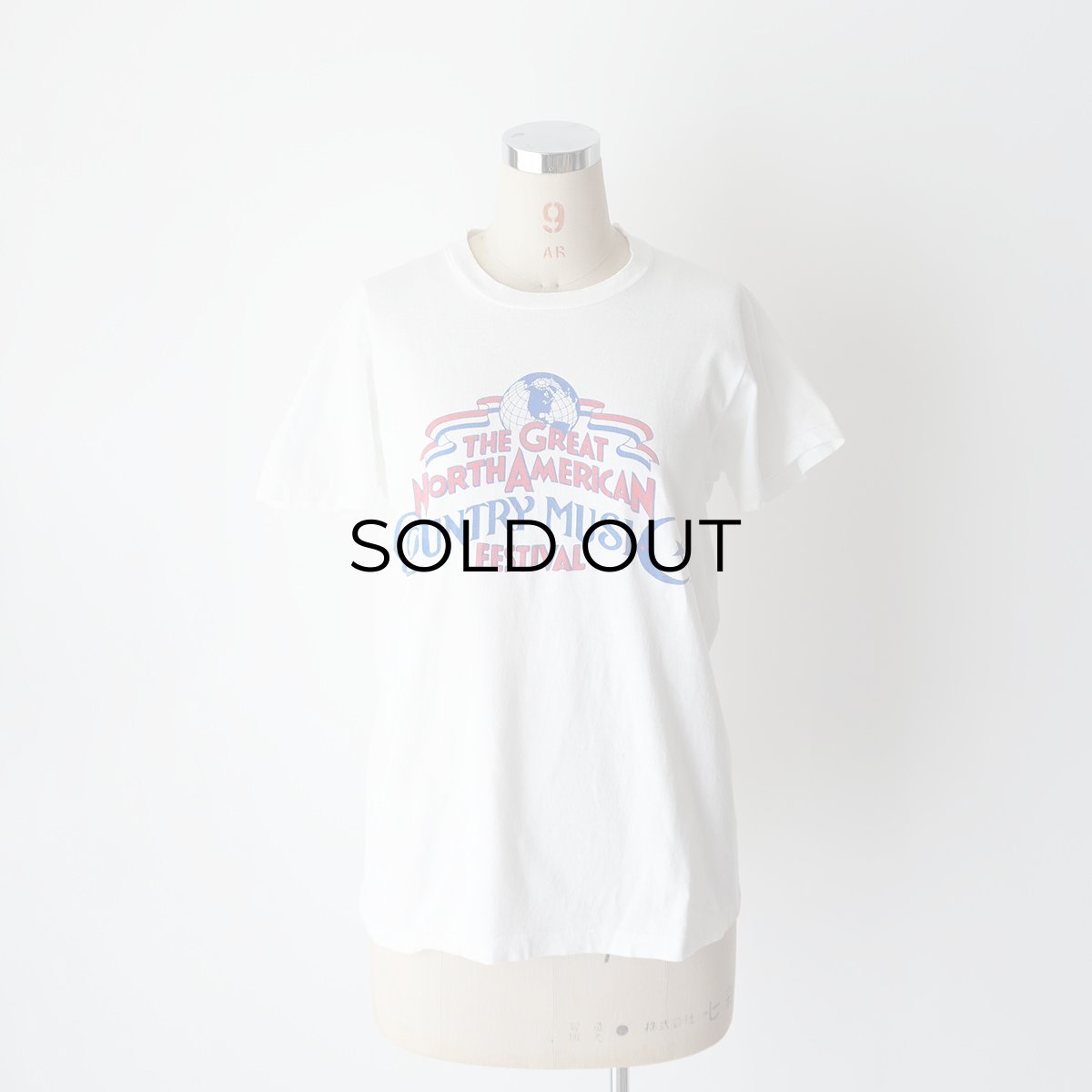 画像10: 80's SCREEN STARS COTTON W-PRINT S/S TEE "THE GREAT NORTH AMERICAN COUNTRY MUSIC FESTIVAL" "MADE IN USA" (10)