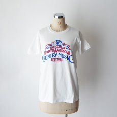 画像10: 80's SCREEN STARS COTTON W-PRINT S/S TEE "THE GREAT NORTH AMERICAN COUNTRY MUSIC FESTIVAL" "MADE IN USA" (10)