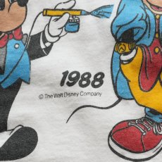 画像7: 80's UNKNOWN BRAND COTTON "SIXTY YEARS MICKEY" PRINT S/S BIG TEE (7)