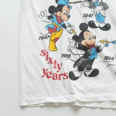 画像4: 80's UNKNOWN BRAND COTTON "SIXTY YEARS MICKEY" PRINT S/S BIG TEE (4)